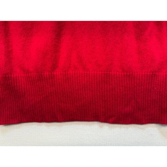 APT. 9 100% Cashmere Turtleneck Sweater Womens Size L Red Soft Cozy - Picture 11 of 11